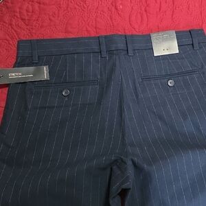 Banana Republic Dark Blue Pinstripe Pants